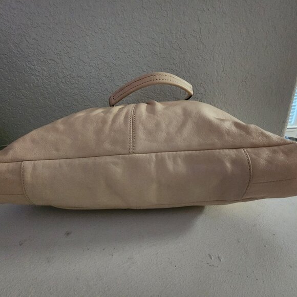 Euc Coach Ashley Beige Satchel Tote Bag Purse - Picture 8 of 13
